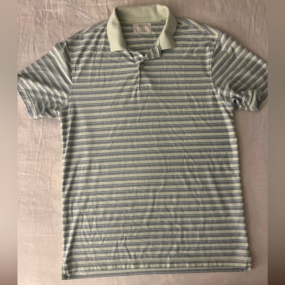 Linksoul striped polo, size small